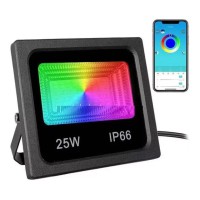 Світлодіодний прожектор SMART LED 25W, RGB, IP66, з Bluetooth керуванням через додаток