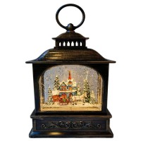 XMAS новорічний нічник вінтажний ліхтар WDL-24072D, декоративний світильник 21 см