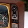 XMAS новорічний нічник ретро телевізор WDL-24034B, декоративний світильник 17,1 см