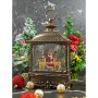 XMAS новорічний нічник вінтажний ліхтар WDL-24073A, декоративний світильник 27 см
