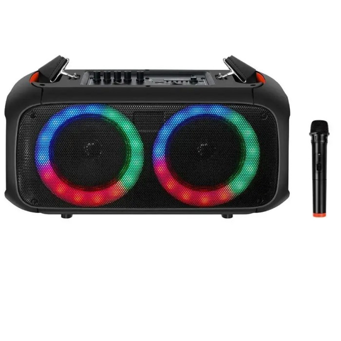 Бездротова акустична колонка RX-6248B з мікрофоном та пульт, система JBL Boombox