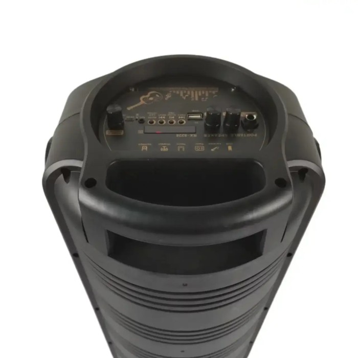 Портативная Bluetooth колонка со световыми эффектами, пультом д/у и микрофоном для караоке RX-8228