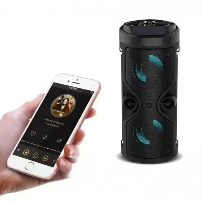 Колонка Column BT ZQS-4209 Червона Бездротова переносна акустична система Bluetooth без мікрофону TF-card