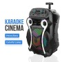 Музична Bluetooth колонка зі світловими ефектами, пультом та мікрофоном для караоке ZQS15102