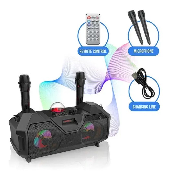 Акустична система ZQS4240 Bluetooth колонка із двома мікрофонами