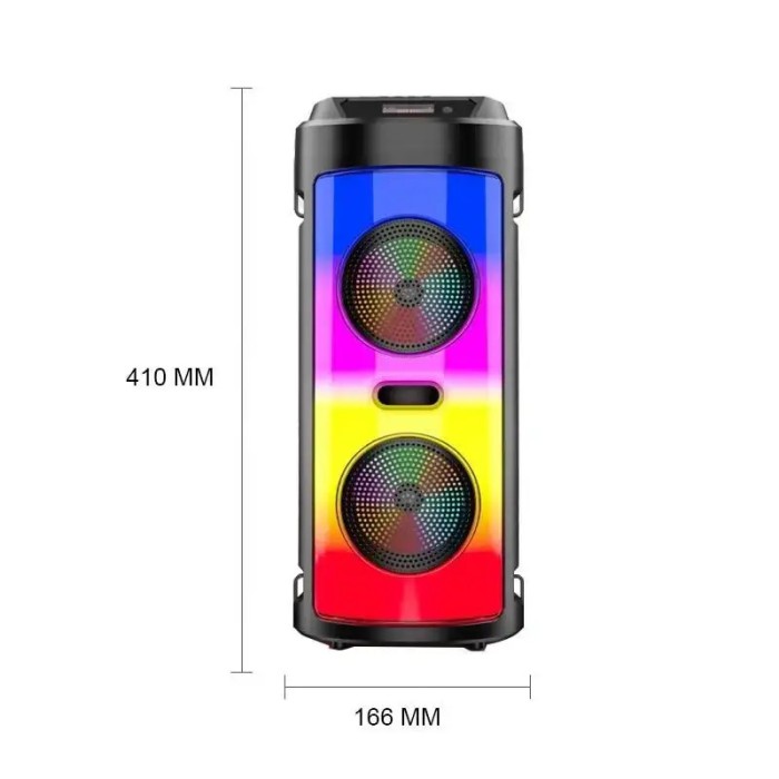 Акустична система ZQS4248 Bluetooth колонка з пультом, мікрофоном та ременем