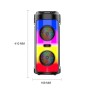 Акустична система ZQS4248 Bluetooth колонка з пультом, мікрофоном та ременем