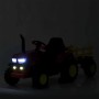Дитячий електромобіль Bambi Racer M 5852EBLR трактор із причепом до 30 кг, червоний, зелений