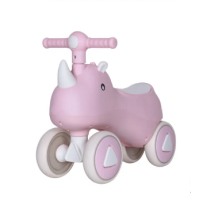 Дитячий 4-х колісний велосипед біговел Rhinoceros 1088 з музикою та підсвічуванням різні кольори