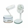 Акумуляторний настільний вентилятор з підсвіткою USB Folding fan R8 44*23*16,5 см