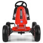 Веломобиль-карт  Bambi M 3626A-3 Педальные карты с резиновыми колесами красный