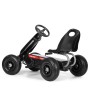 Веломобиль-карт  Bambi M 3626A-2 Педальные карты с резиновыми колесами черный