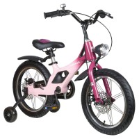Дитячий велосипед Crussier ICONIC 16" з дисковими гальмами рожевий для дітей 4–6 років