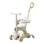 Дитячий самокат-трансформер 3в1 CITY LINE Smart Baby 669 з батьківською ручкою та капюшоном
