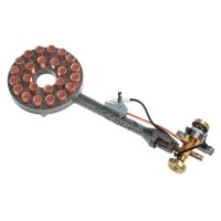 Газовая горелка 15 кВт с пьезоподжигом Форсунка на пропан-бутане для подключения к баллонному или магистральному газу