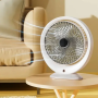 Портативный мини вентилятор Mini fan VU-04 JKJ-103 с аккумулятором и RGB LED-подсветкой USB Type-C зарядка