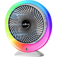 Портативний міні вентилятор Mini fan VU-04 JKJ-103 з акумулятором та RGB LED-підсвічуванням USB Type-C зарядка