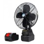 Портативный вентилятор VAP-8-1 FK-VL-801 8″ металл, 2 аккумулятора 21V, 2 скорости Черный