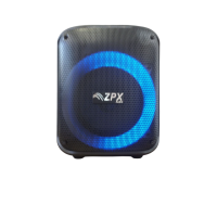 Аккумуляторная акустическая система ZPX ZX 7790 Портативная колонка Bluetooth USB FM 8″ 250 Вт с аккумулятором и микрофоном