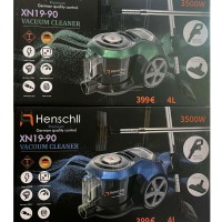 Пилосос колбовий Henschll XN 19-90 3500Вт Контейнерний пилосос циклонного типу 4л без мішка для збору пилу