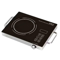 Сенсорная индукционная плита Henschll HS 055 4500Вт Стеклокерамическая электрическая плита на 1 конфорку