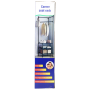 Угловая напольная вешалка стойка с полками для одежды Corner Coat Rack 9603 3-ярусная черная