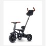 Беговел Tri-cycle RITO DELUXE Black дитячий з регульованим сидінням