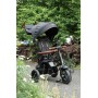 Беговел Tri-cycle RITO DELUXE Black дитячий з регульованим сидінням