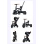 Беговел Tri-cycle RITO DELUXE Black дитячий з регульованим сидінням