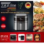 Фритюрница Zepline ZP-216 с двумя тэнами 12 л 4200 Вт съемная корзина нержавеющая сталь