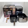 Фритюрница Zepline ZP-216 с двумя тэнами 12 л 4200 Вт съемная корзина нержавеющая сталь