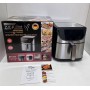 Фритюрница Zepline ZP-217 12 л, 4200 Вт, с двумя тэнами, регулируемый термостат, съёмная корзина, нержавеющая сталь