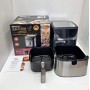Фритюрница Zepline ZP-217 12 л, 4200 Вт, с двумя тэнами, регулируемый термостат, съёмная корзина, нержавеющая сталь