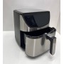 Фритюрница Zepline ZP-217 12 л, 4200 Вт, с двумя тэнами, регулируемый термостат, съёмная корзина, нержавеющая сталь
