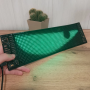 Світлодіодна матрична панель LED EYES 20×64 для авто 102×348 мм RGB з Bluetooth управлінням