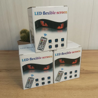 Світлодіодна матрична панель LED EYES 20×64 для авто 102×348 мм RGB з Bluetooth управлінням