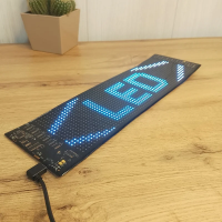 Світлодіодна стрічка для авто LED EYES 16×64 RGB 92×374 мм з Bluetooth керуванням