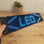 Світлодіодна стрічка для авто LED EYES 16×64 RGB 92×374 мм з Bluetooth керуванням