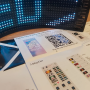 Світлодіодна стрічка для авто LED EYES 16×64 RGB 92×374 мм з Bluetooth керуванням
