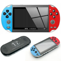 Портативная игровая приставка PSP X7 MP5 8Гб с 500 играми, экран 5.5 дюйма