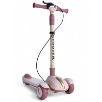 Дитячий триколісний самокат Scooter Sport 501 з ручним гальмом, музикою та підсвічуванням, складний, від 3 років