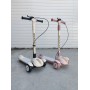 Дитячий триколісний самокат Scooter Sport 501 з ручним гальмом, музикою та підсвічуванням, складний, від 3 років