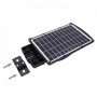 Світильник вуличний на стовп UKS Solar Street Light 2VPP With Remote на сонячній батареї та з пультом ДК Чорний