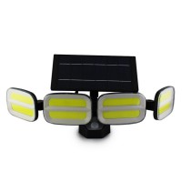 Вуличний стаціонарний ліхтар Solar BL KXK 601, 240 COB LED, 800 лм, вологозахищений