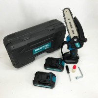 Пила ланцюгова акумуляторна Chain Saw 6'' KRAFFTEC з індикатором масла