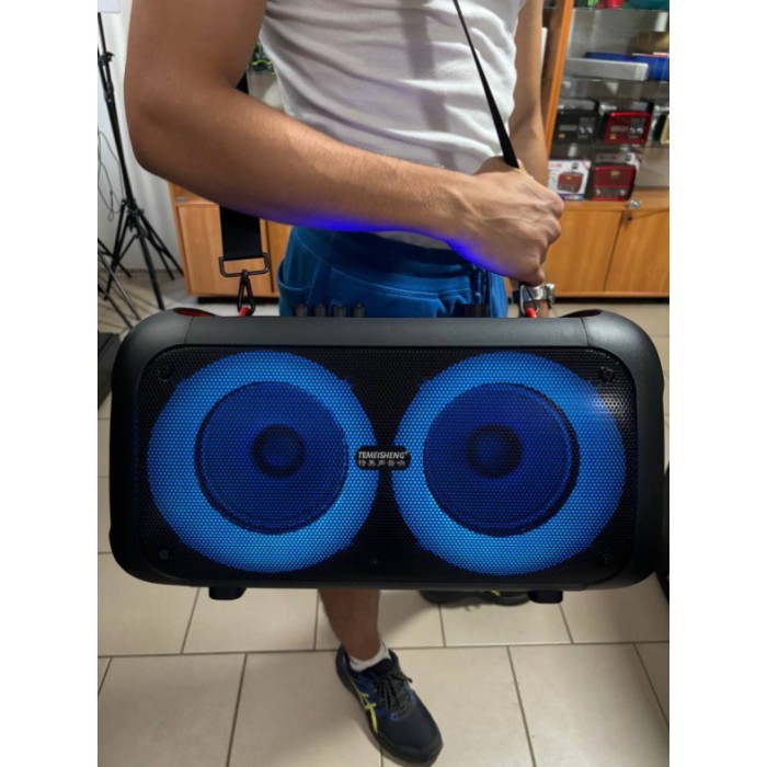 Бездротова портативна Bluetooth колонка караоке Temeisheng 6616 25*2Вт Бездротова портативна Bluetooth колонка караоке Temeisheng 6616 25*2Вт