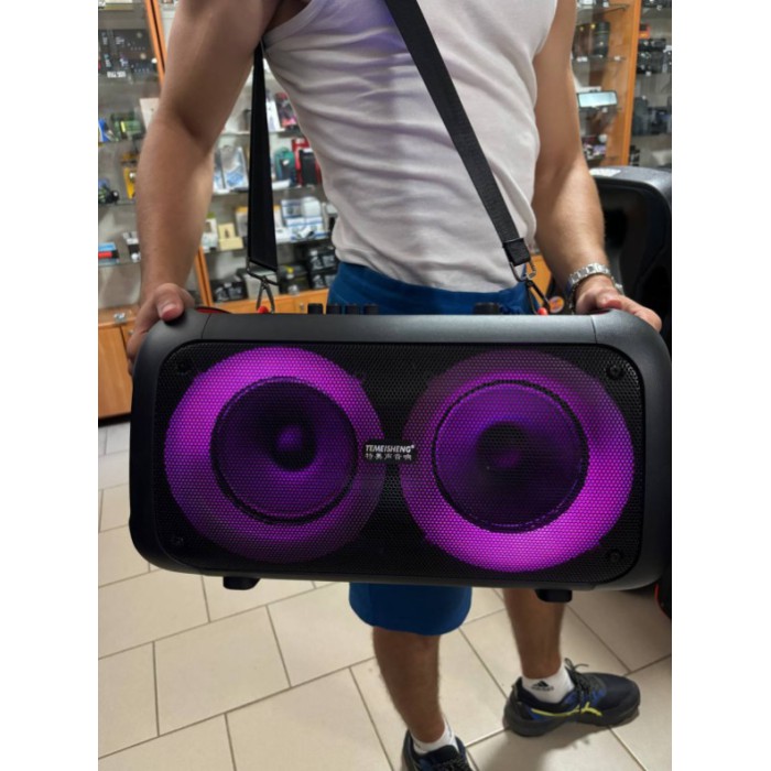 Бездротова портативна Bluetooth колонка караоке Temeisheng 6616 25*2Вт Бездротова портативна Bluetooth колонка караоке Temeisheng 6616 25*2Вт