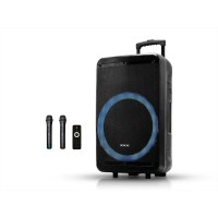 Акустична переносна колонка ZXX-7676 60Вт, 12", Bluetooth, TWS, USB/SD/FM, запис REC, 2 мікрофони, підтримка ДК