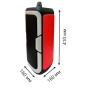 Колонка музична портативна Bluetooth JQS4407, 20Вт, бездротова, з USB/TF/SD, LED підсвіткою та вбудованим акумулятором