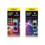 Акустична портативна колонка ZXX-5590 100Вт 2x10" із LED-підсвіткою, Bluetooth, TWS, FM-радіо, USB, TF, функцією запису, двома мікрофонами та пультом ДК